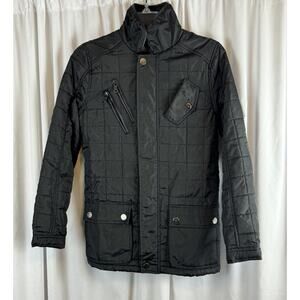 URBAN REPUBLIC Quilted Jacket, Black, Sz: 14/16, 62-43